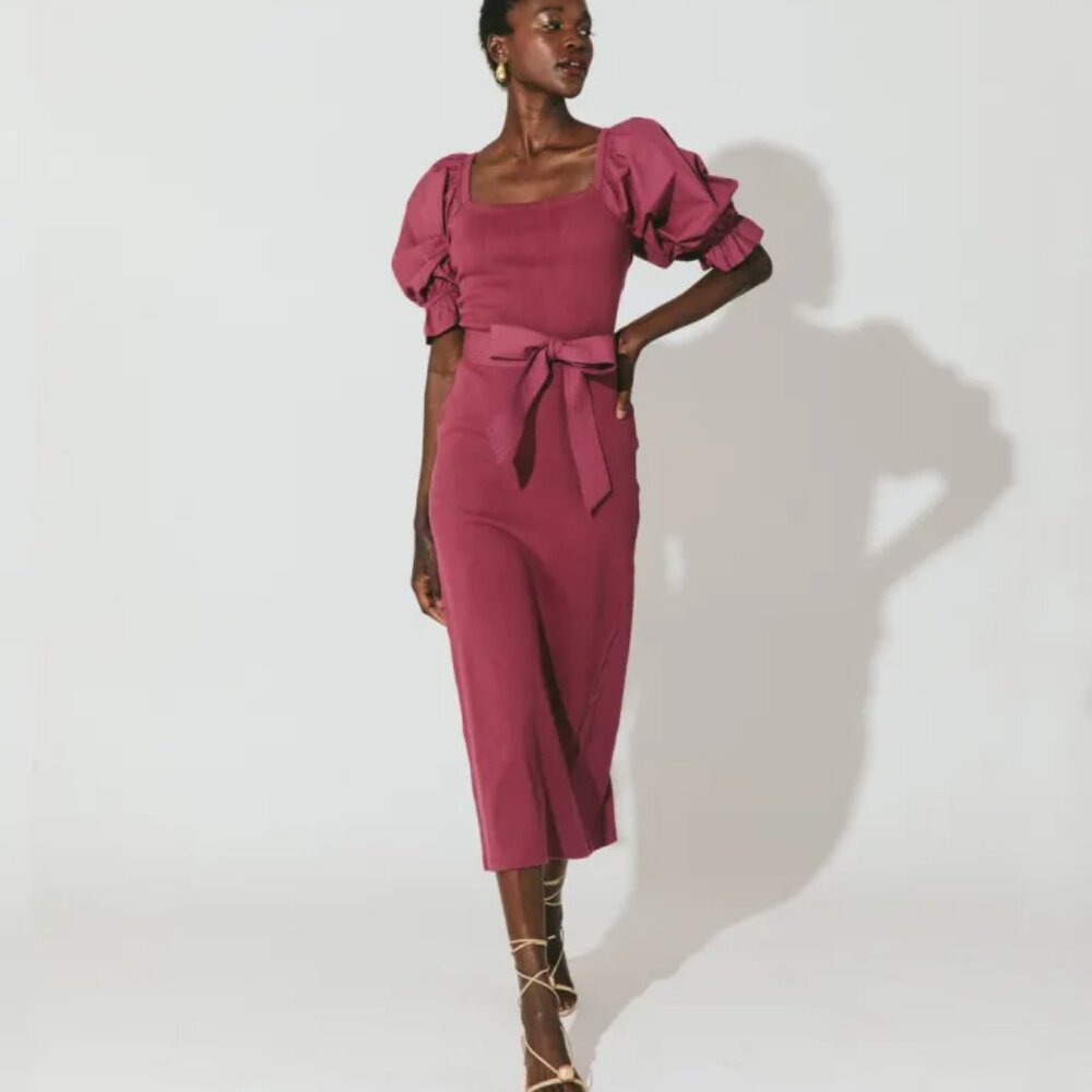 Cleobella Mai midi dress Plum